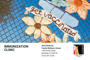 Immunization clinic postcard