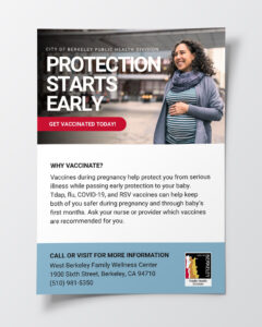 Pregnancy vaccine awareness campaign