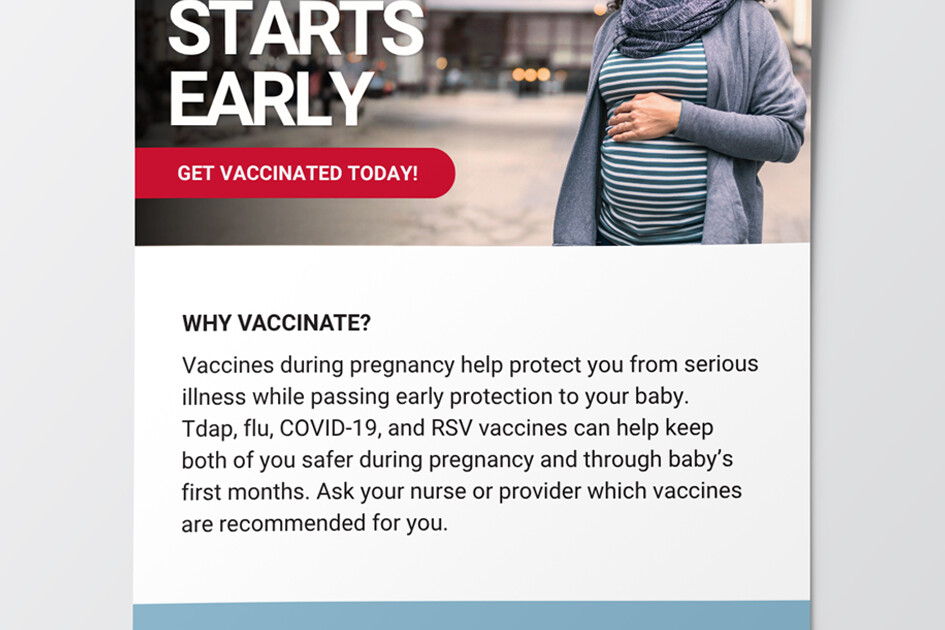 Pregnancy vaccine awareness campaign